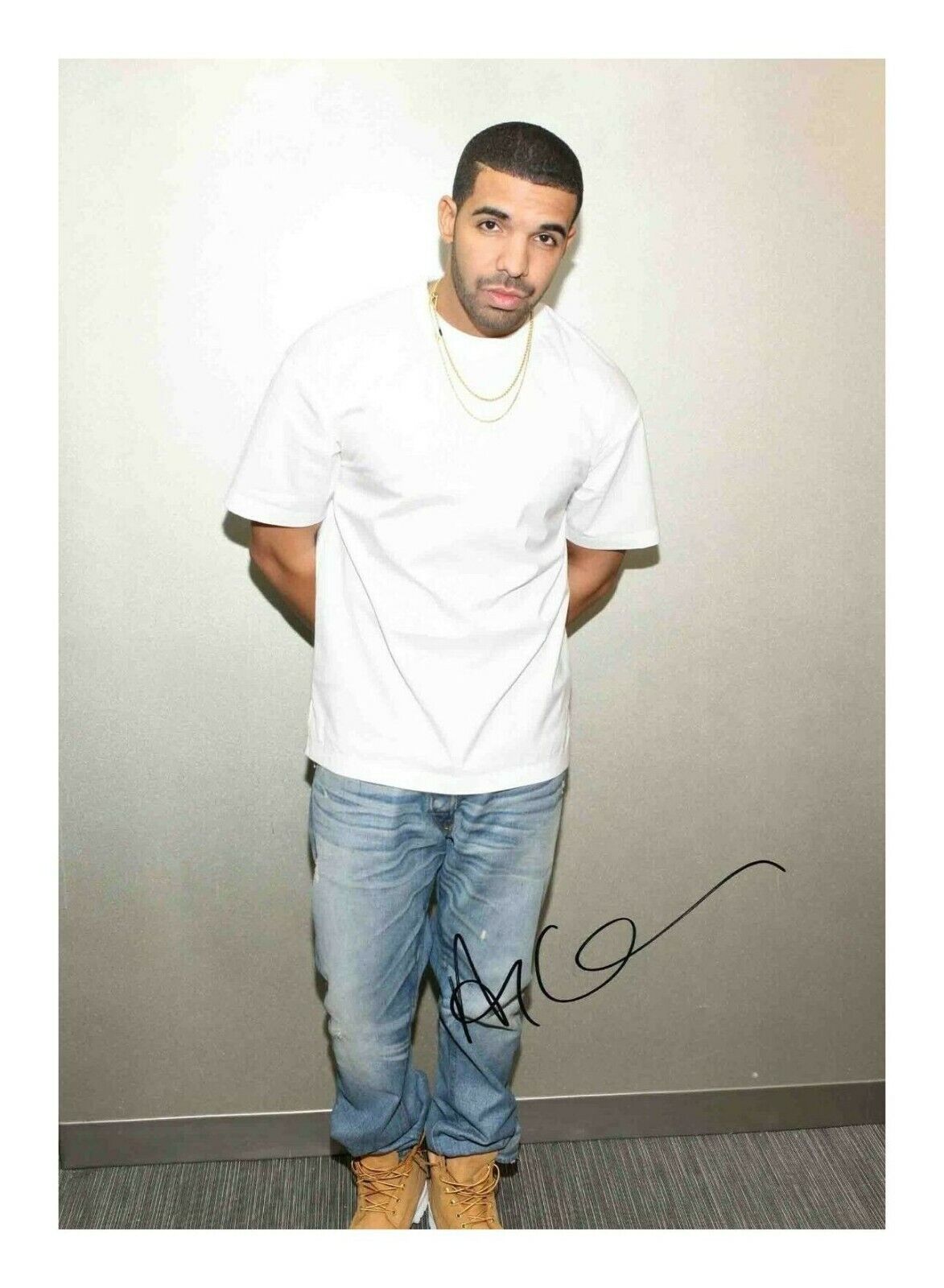 DRAKE AUTOGRAPH SIGNED PP Photo Poster painting POSTER