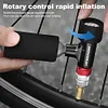 Bicycle Quick Inflatable Head Lightweight CO2 Gas Pump Head for Tire Repair Tool