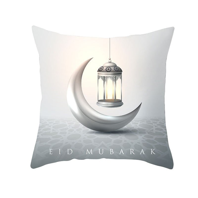 EID Mubarak Decor Cushion Cover Ramadan Decorations for Home 2022 Islamic Muslim Ramadan Kareem EID Al Adha Gift Sofa Pillowcase