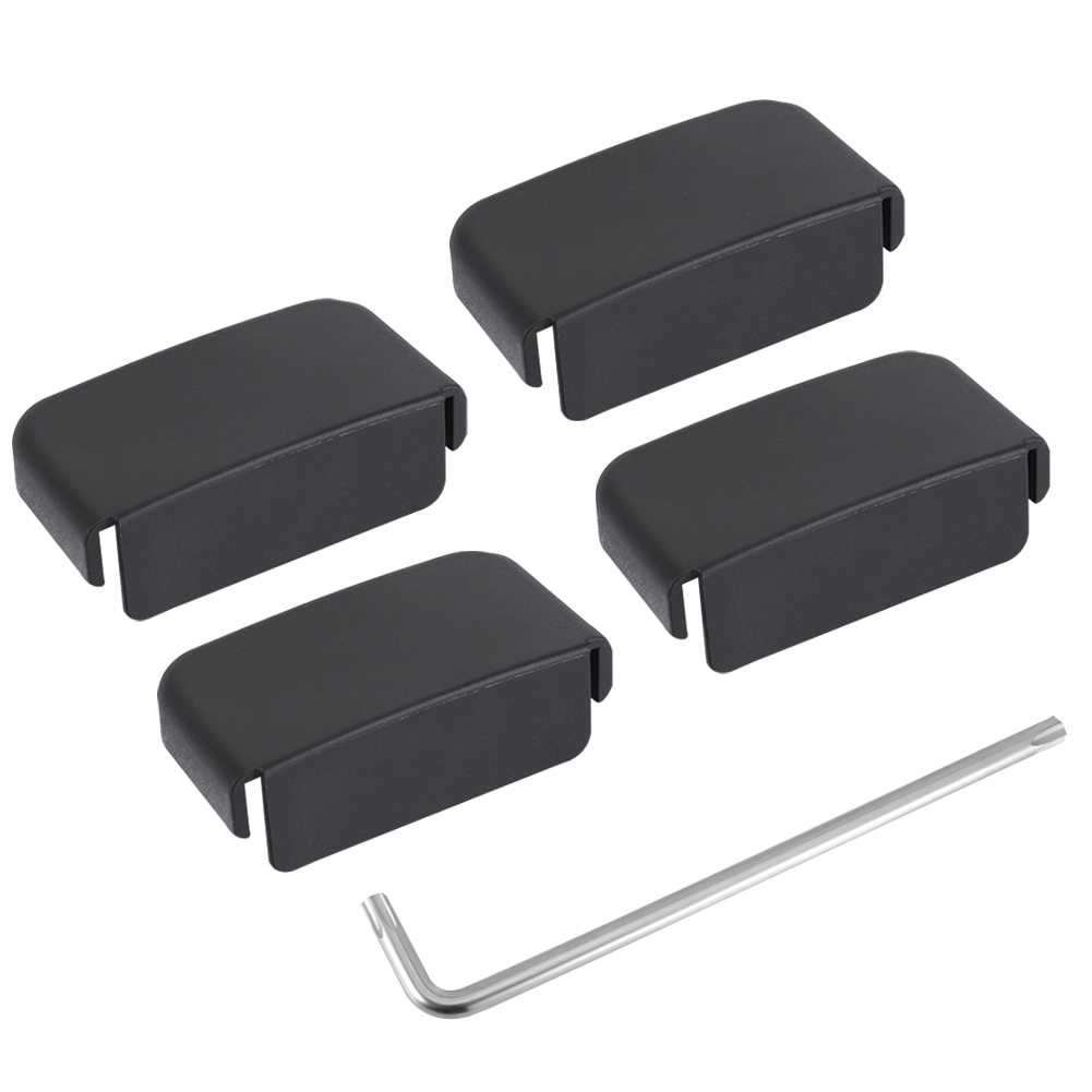 

4pcs Car Rear Seat Slide Rail Cover for Tesla Model 3/Y Anti-Kick Plugs Set, 501 Original