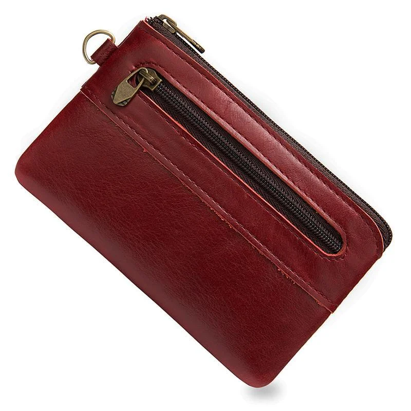 Vintage Leather Wallets Business Clutch Bags Card Holder