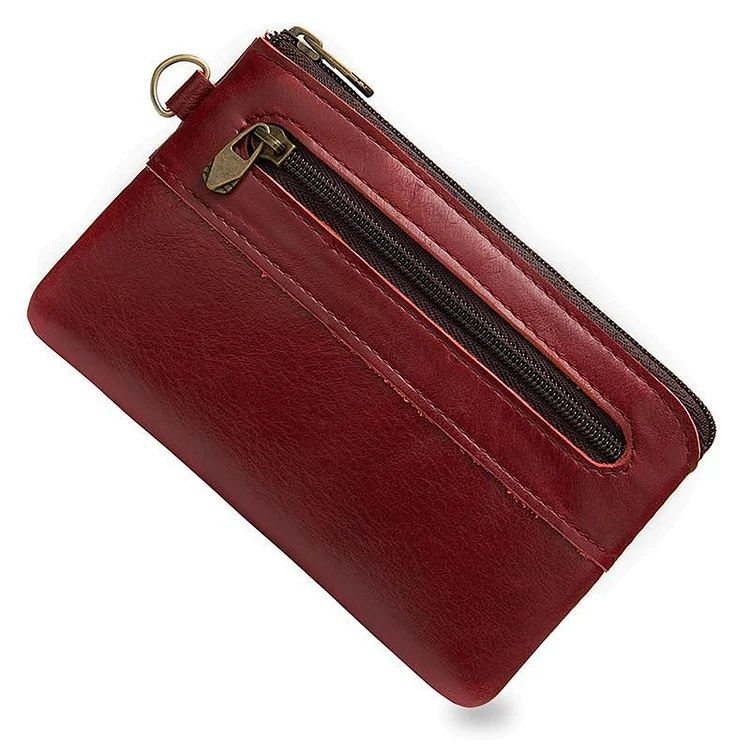 Vintage Leather Wallets Business Clutch Bags Card Holder