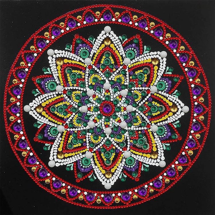 Intricate Mandala - Abstract Diamond Painting, Full Round/Square Drill– Diamond  Paintings Store