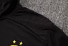 Joyfball 2024/2025 Dortmund Long Zipped Jacket Black Soccer Jersey 1:1 Thai Quality 