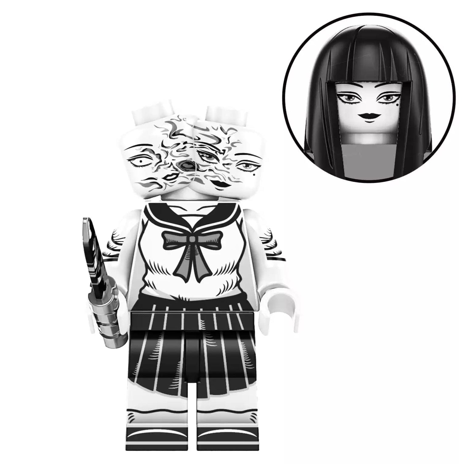 Tomie Kawakami from Junji Ito Custom Horror Anime Minifigure LBS monstertoys