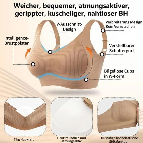 🎈1 kaufen, 3 Packungen erhalten🔥 Super formender BH | B&uuml;gelloser BH 👍 Nie wieder h&auml;ngende Br&uuml;ste
