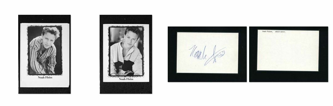 Noah Fleiss - Signed Autograph and Headshot Photo Poster painting set - Mother's Prayer, A