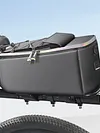 Bike Trunk Bag Bicycle Rear Seat Bag Water Resistant Reflective Cycling Pannier Large Capacity Multi-Functional MTB Tail Bags for Safety Night Cycling Accessories