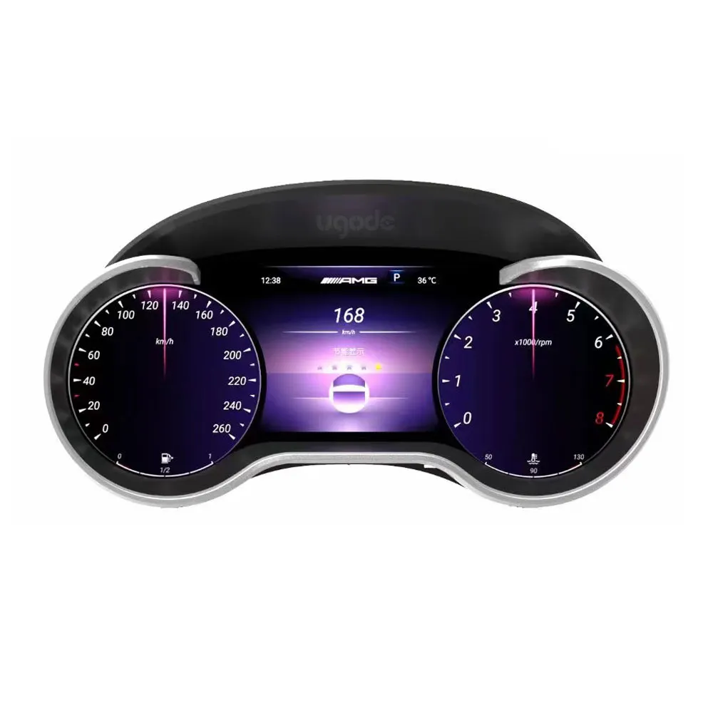 3,4 Zoll+7 Zoll+3,4 Zoll LCD f&uuml;r Mercedes BENZ GLE Cluster Armaturenbrett Instrument Vollbild Tachometer