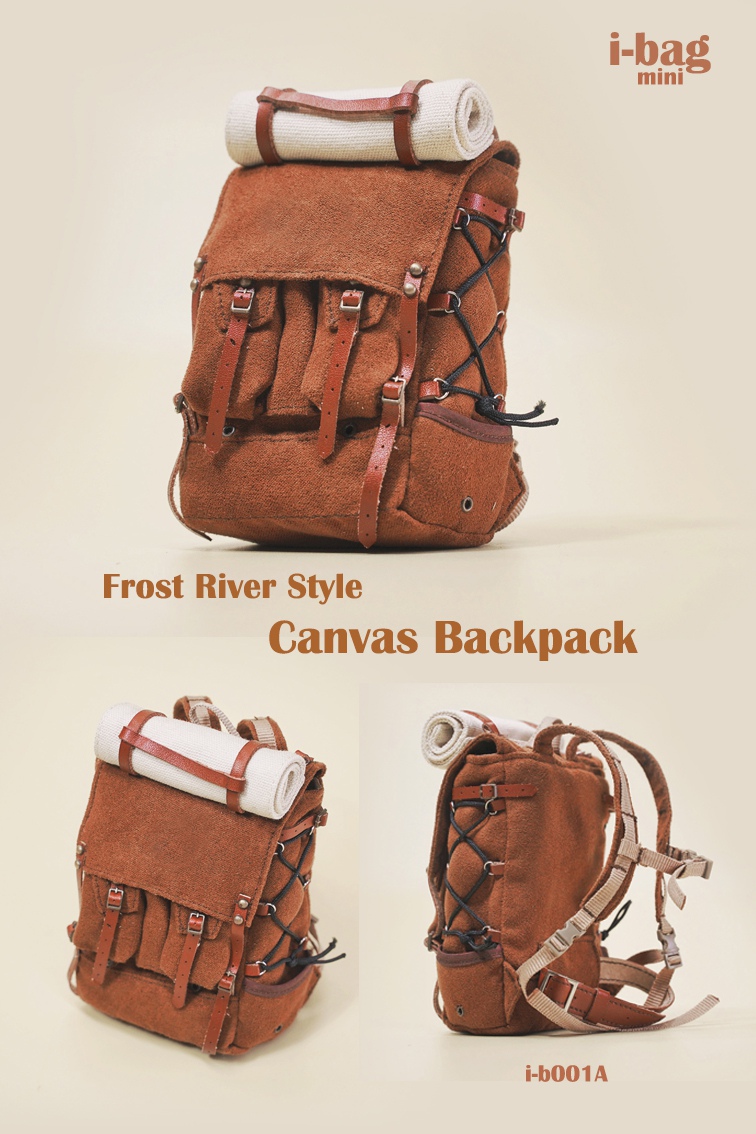 PRE-ORDER I-Bag Frost River Style Canvas Backpack 1/6 Scene