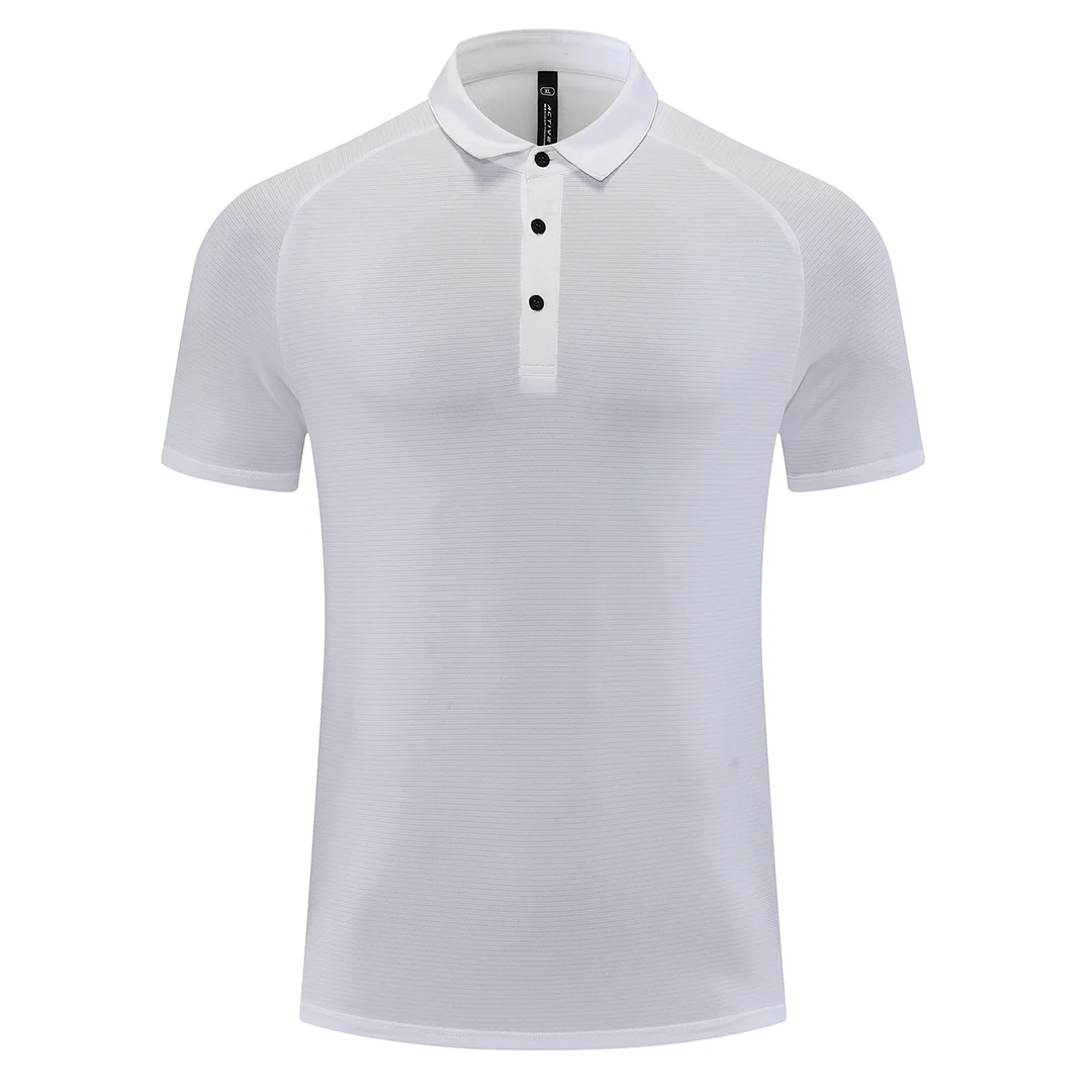 Men's breathable running polo shirt