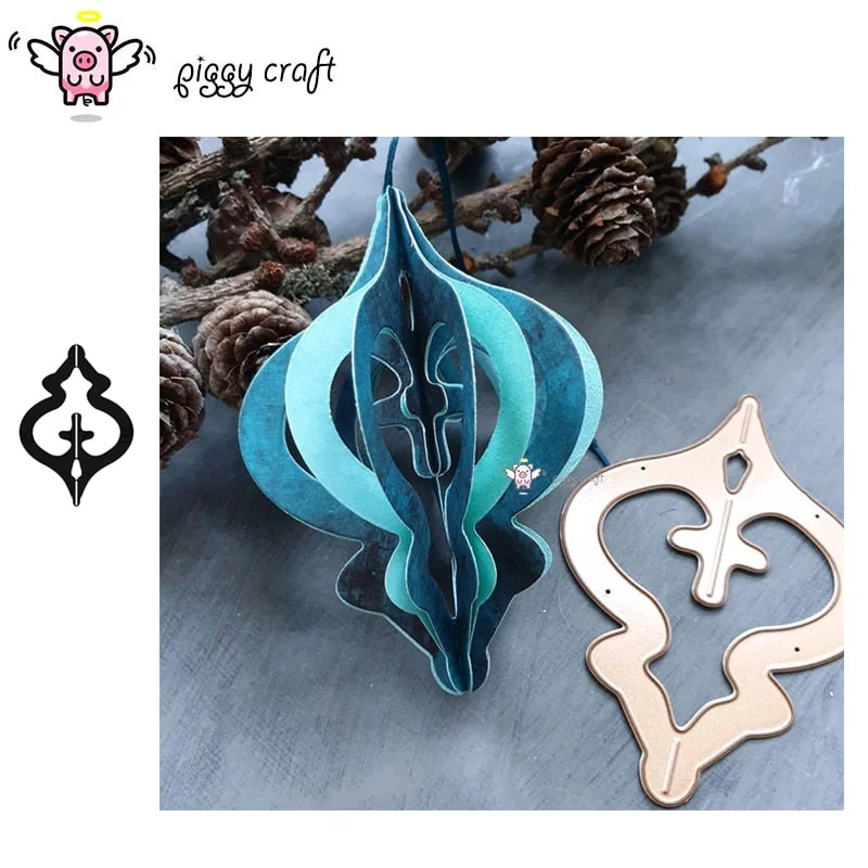 Piggy Craft metal cutting dies cut die mold 8 Kinds of 3D flowers Scrapbook paper craft knife mould blade punch stencils dies