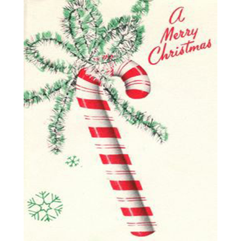 

Christmas Crutch - Round Drill Diamond Painting - 35*45CM, 501 Original