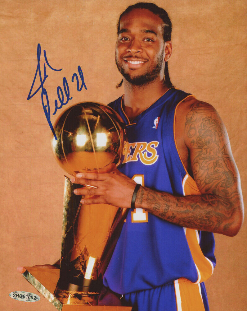 Autographed Josh Celebrate Powell Signed LA Lakers 8x10 Basketball Photo Poster painting UDA COA