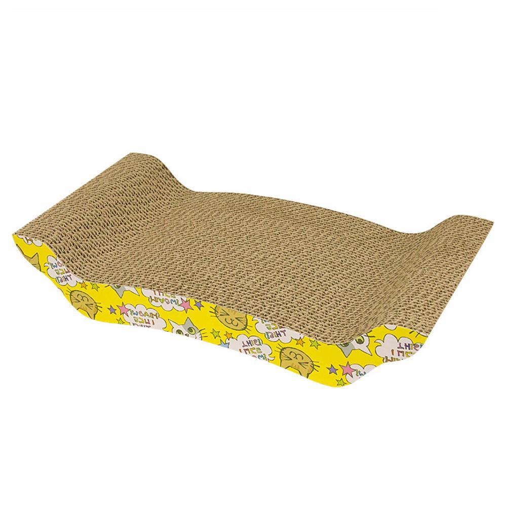 

Cat Corrugated Paper Scratch Board Pad Scratcher Bed Mat Claws Care Toy, 501 Original