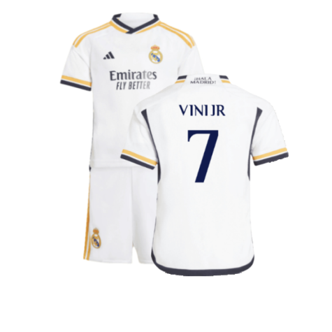 Real Madrid Vini JR 7 Heimtrikot Kinder Mini Kit 2023-2024