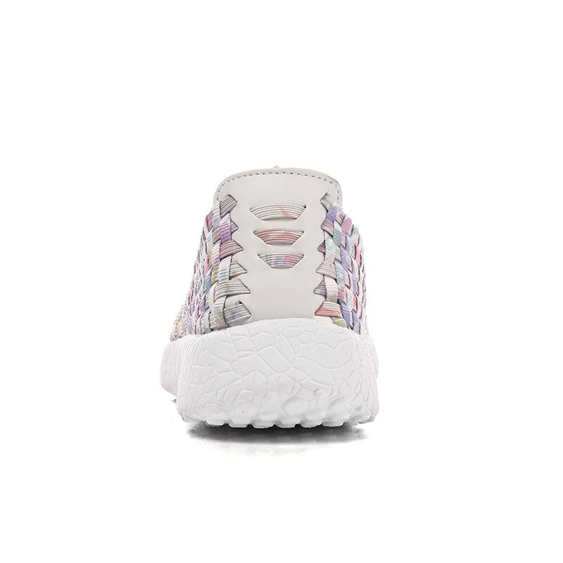 Summer new weave shoes shoes easy to wear temperament shoes light comfortable casual shoes