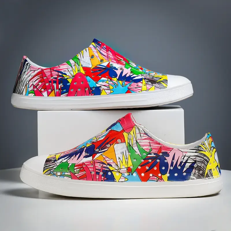 Letclo™ Lightweight Breathable Slip-On Outdoor Graffiti Water Shoes / Sandals letclo Letclo