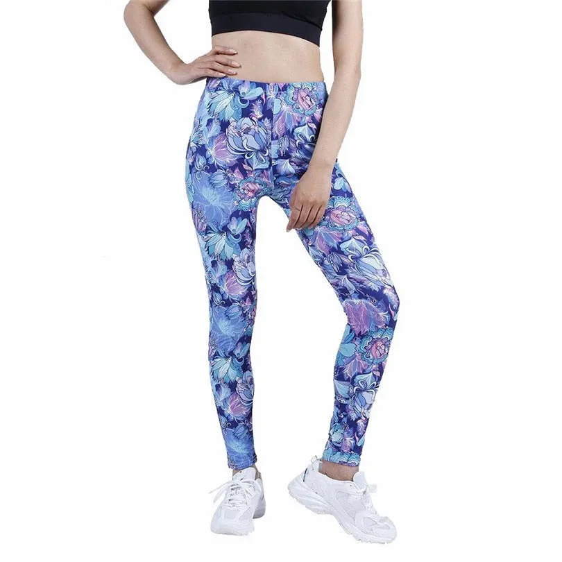 CUHAKCI Gradient Legging Women Trousers Athletic Yuga Pants Push Up Leggins Fitness Gym Sport Running High Waist Workout