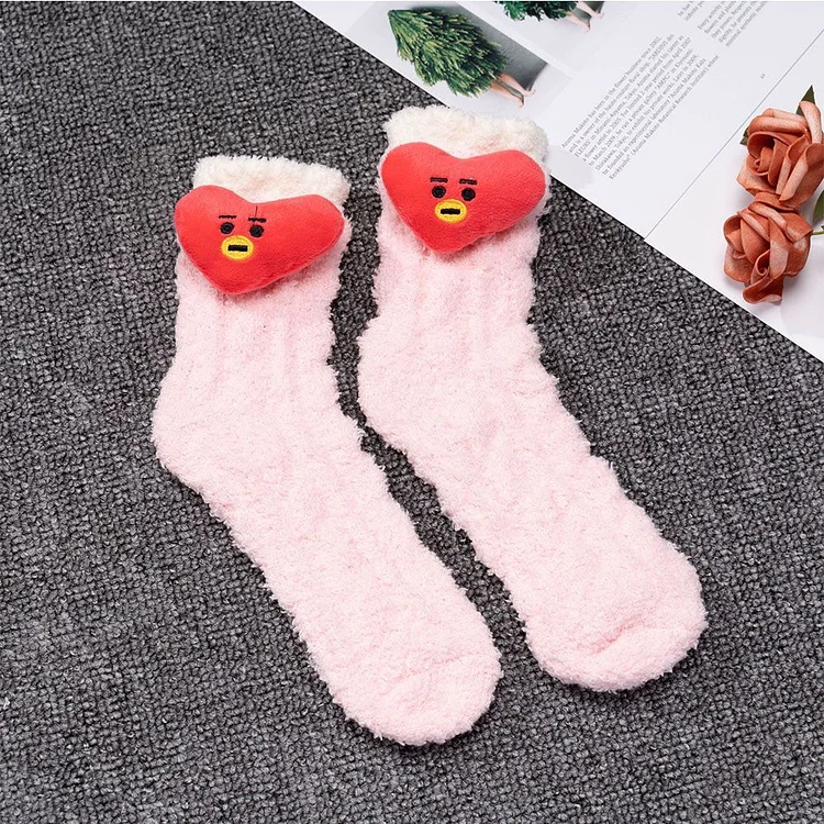 Christmas Sale BT21 Cute Doll Plush Socks