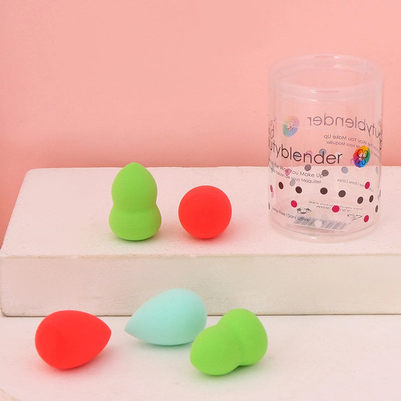 Casual Elegant Lady Multicolor Sponge Makeup Sponge 1 Set