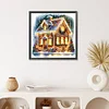 (50*50cm)Christmas House - Full Round Drill Diamond Painting