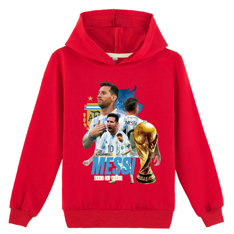 Mayoulove Messi Hoodie for Kids - Stylish  Comfortable - Perfect Gift for Boys  Girls - Soccer Fan Apparel-Mayoulove
