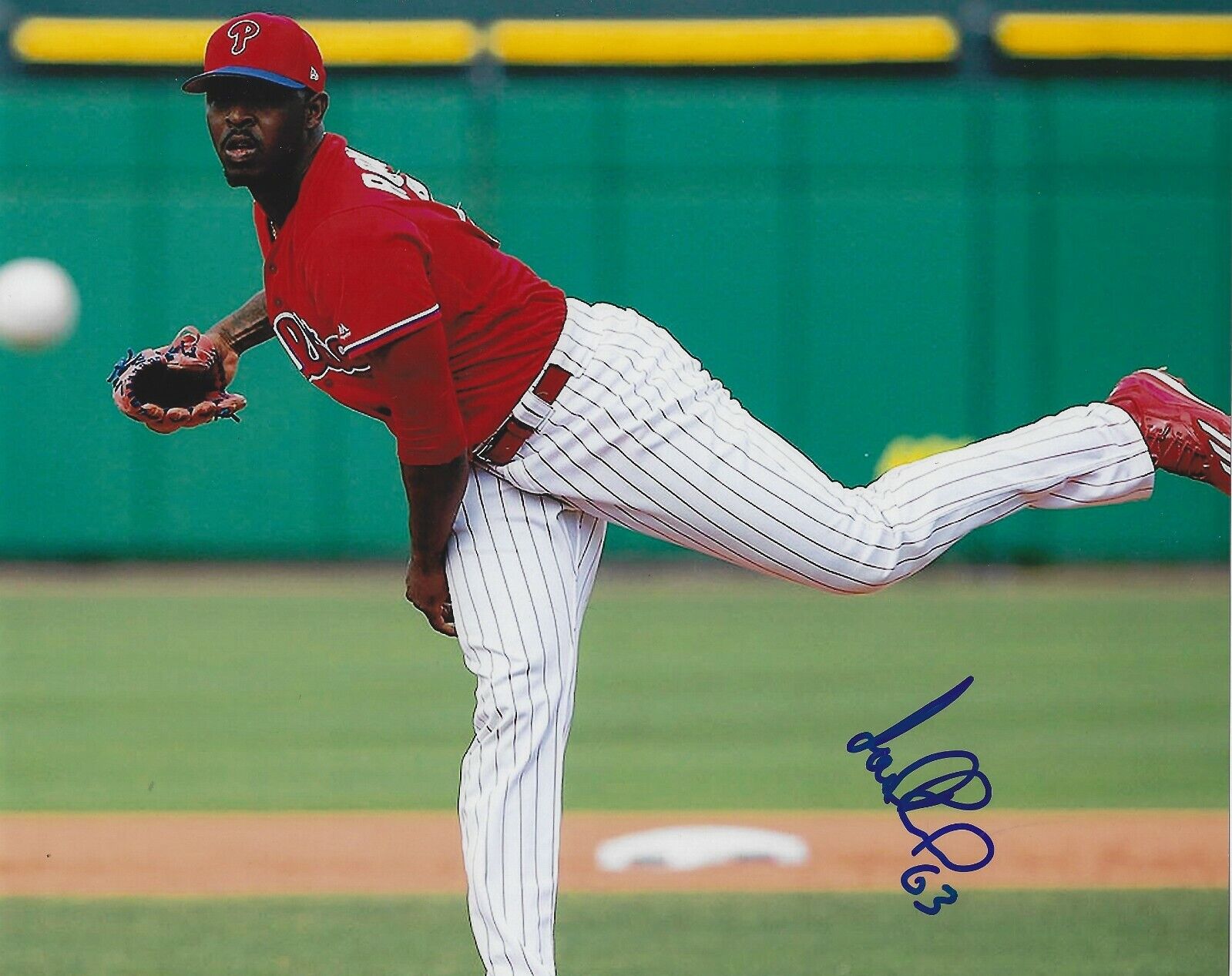 Signed 8x10 JOELY RODRIGUEZ Philadelphia Phillies Autographed Photo Poster painting - COA