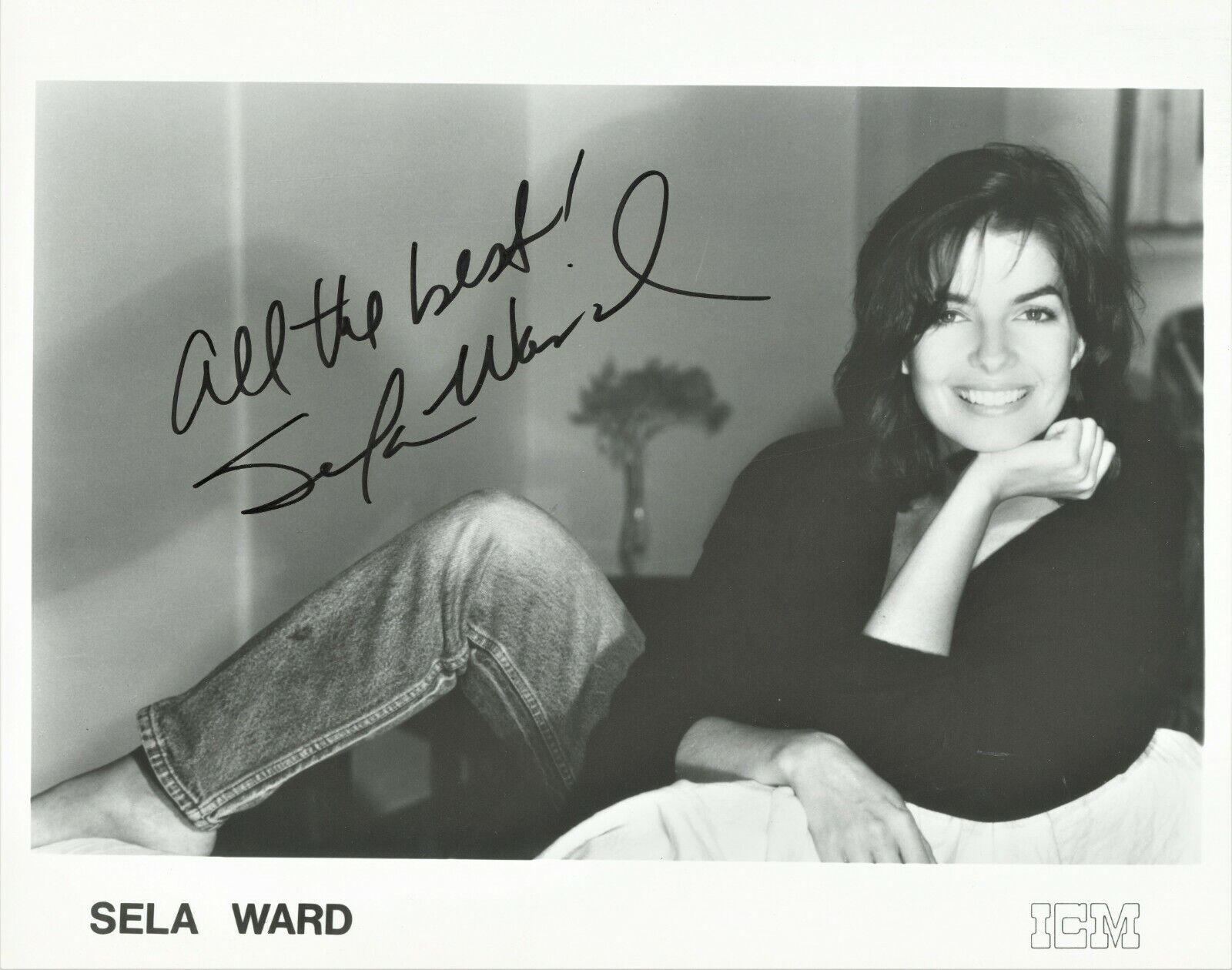 SELA WARD Signed Photo Poster painting