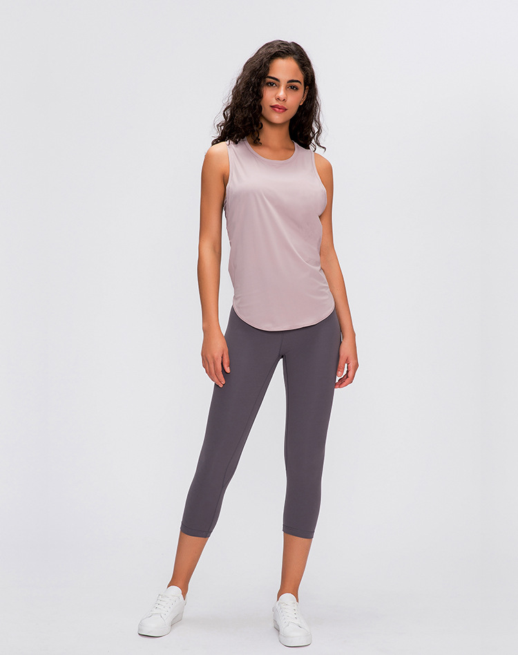 women's training vests dark pink