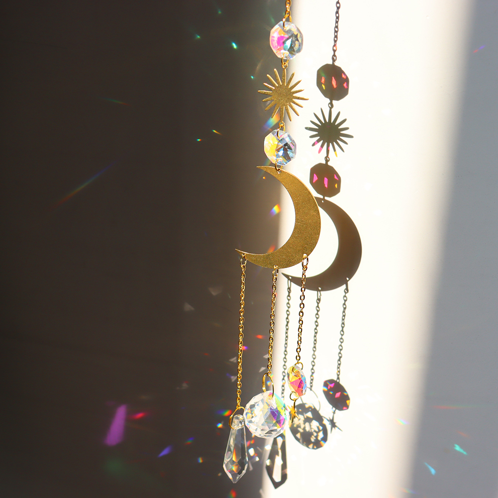 

Moon Sun - Art Crystal Suncatcher, 501 Original