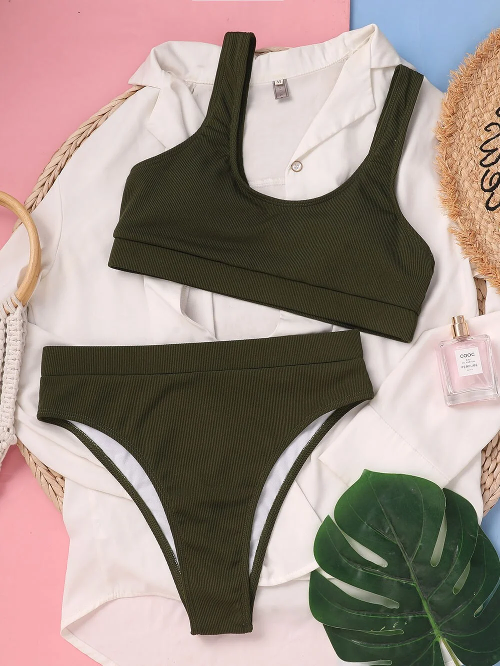 Sexy Sport Bikinis 2021 Woman Swimsuit Female Brazilian High Waist Bikini Set Bandeau Swimwear Bathing Suit Summer Beach Wear