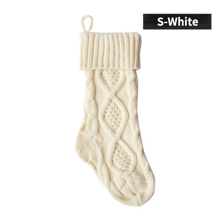 Letclo™ Christmas Knitted Woolen Socks Ornaments letclo Letclo