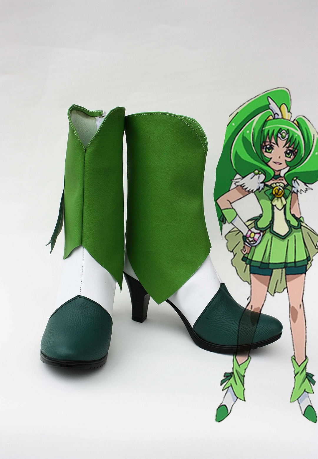 Smile Precure Pretty Cure Nao Midorikawa Cure March Cosplay Shoes Boots