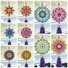 DIY Mandala Diamond Painting Drill Car Ornament Mosaic Bag Decor Pendant Kit