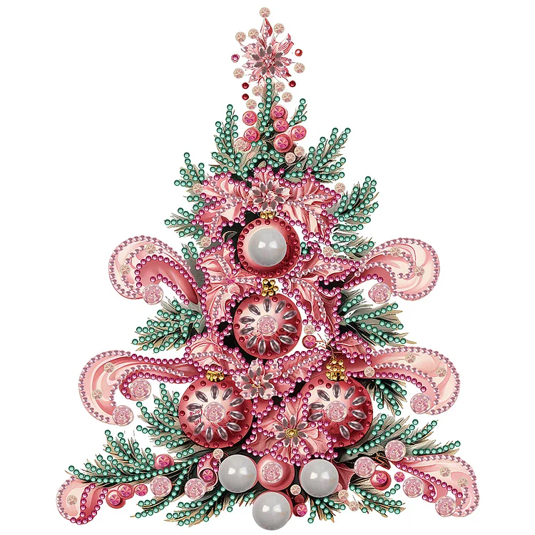 Partial Drills Special-shaped Drill Diamond Painting - Christmas Tree - 30*30cm