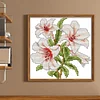 Flower Of Happiness - 14CT Stamped Cross Stitch 17*17cm/6.69*6.69in(Brand)