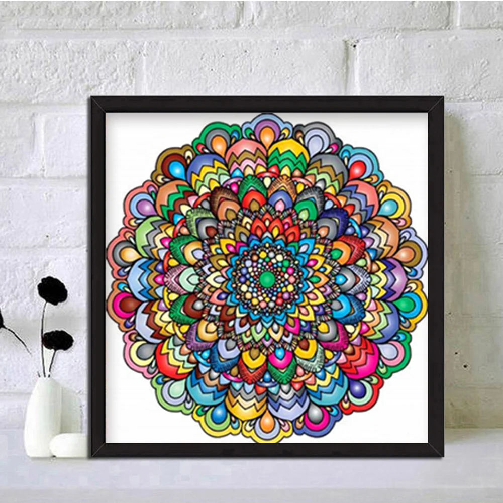 Diamond Painting - Full Round Drill - Mandala(30*30cm)