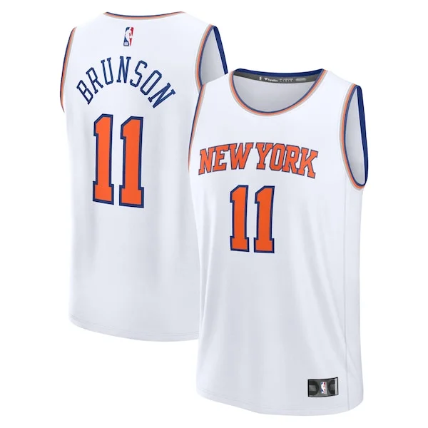 Jalen Brunson New York Knicks Fast Break Replica Player Jersey