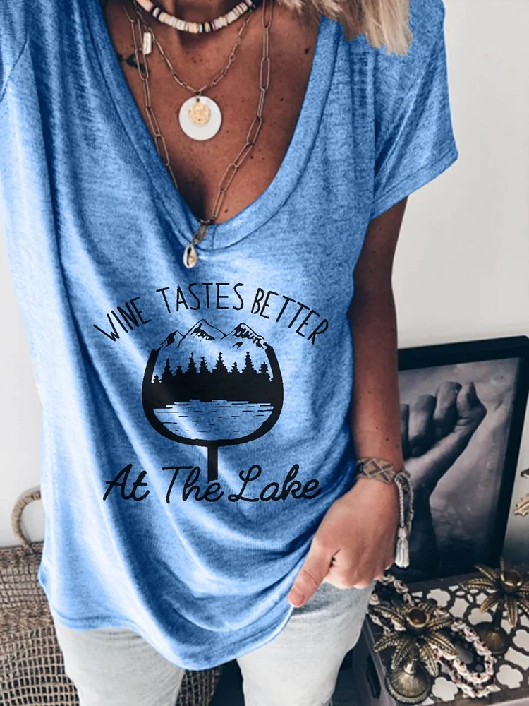 Bestdealfriday Wine Tastes Better At The Lake Tee 11193380