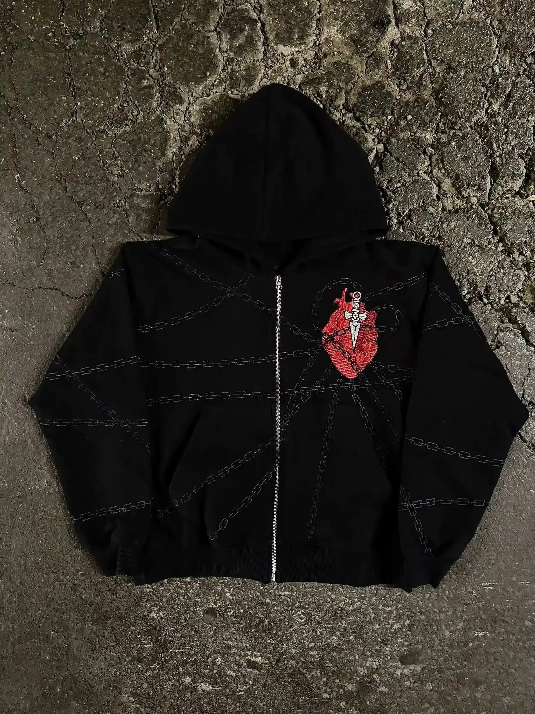 "Kurapika" Zip-Up (Black)