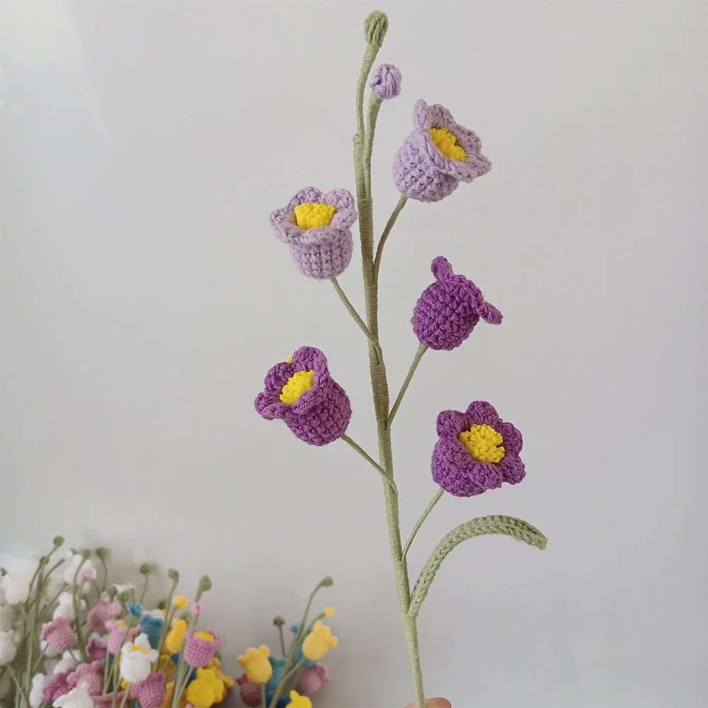 Handwoven Lily of the Valley Bouquet for Bedroom Decor