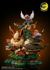 Natural Series Flareon & Cyndaquil & Dedenne & Fletchling - Pokemon Resin Statue - Moon Shadow Studios