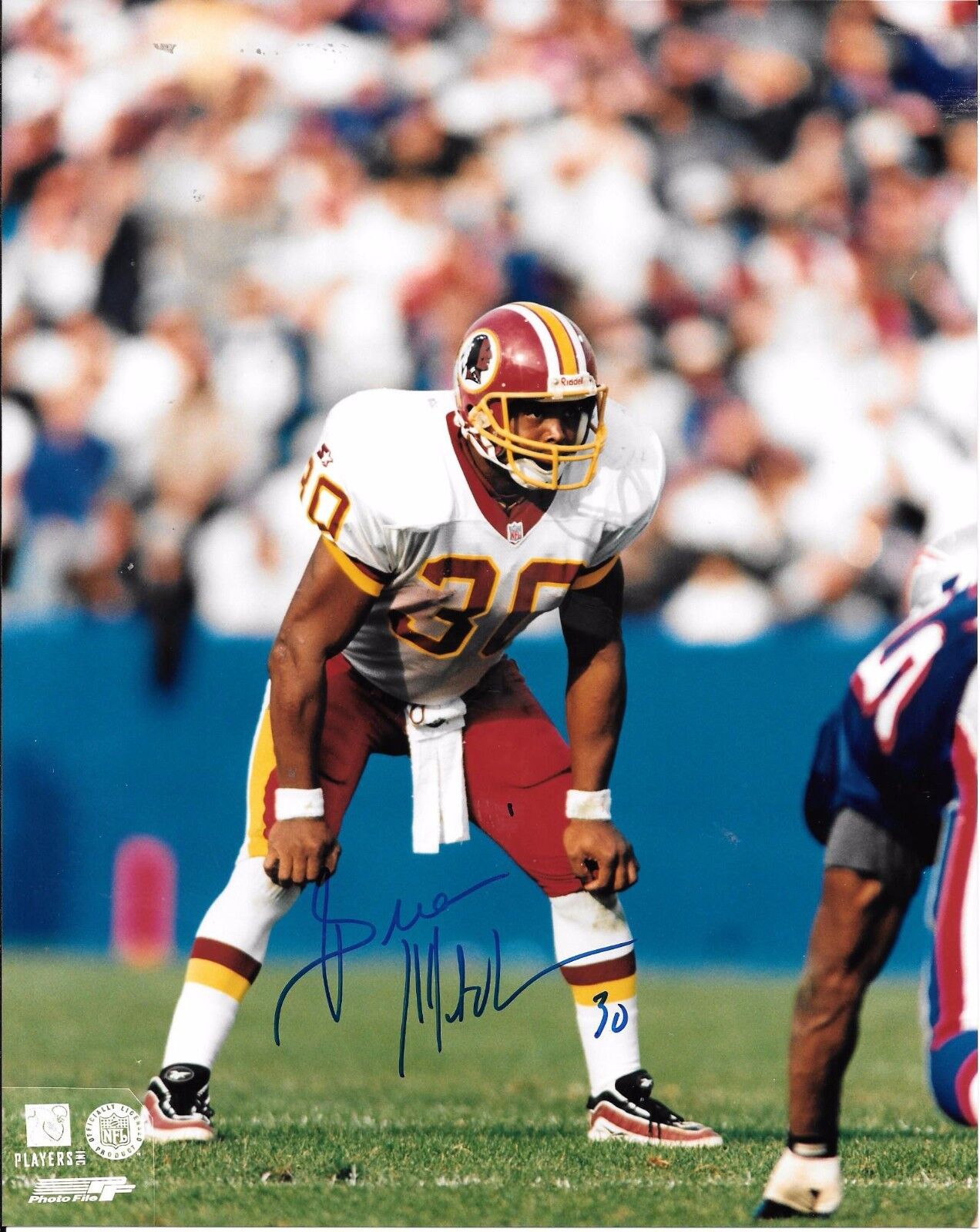 BRIAN MITCHELL WASHINGTON REDSKINS RARE SIGNED Photo Poster painting