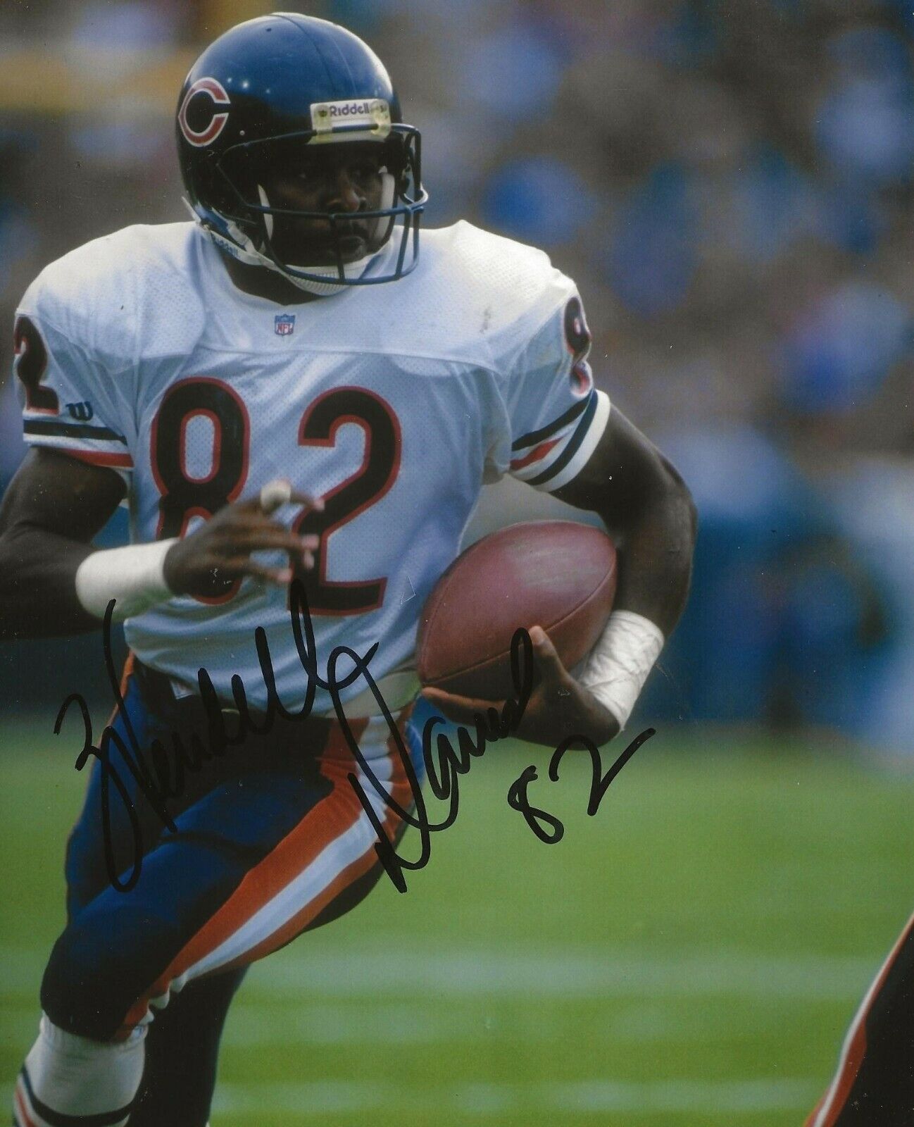 Wendell Davis signed Chicago Bears 8x10 Photo Poster painting autographed 2