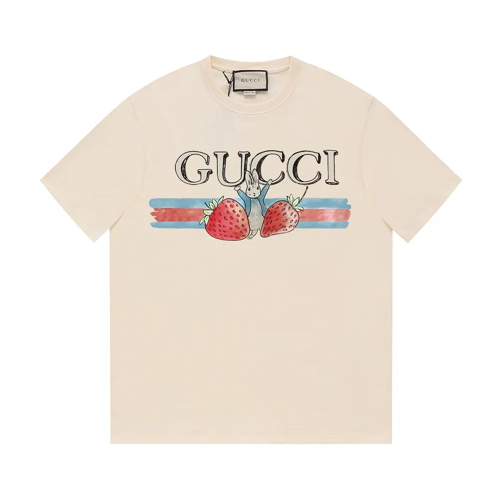Berry Bunny Graphic T-Shirt - Front View