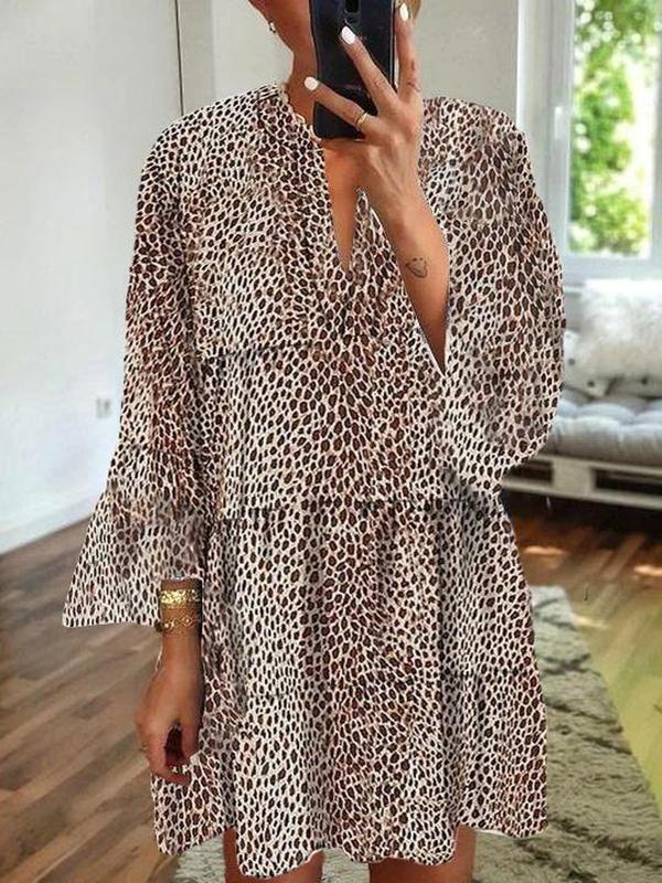 Keep up the Pace Leopard Print Dress--vocosishoes