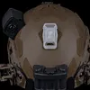 Helmet Flashlight 2 Modes Outdoor Tac Vest Lamp Airsoft Equipment (Khaki)