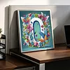 Butterfly Flower O 5D Partial Drill DIY Diamond Painting Kit 30*30cm