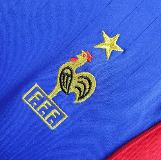 Retro 2006 France Home Football T-Shirt Thai Quality